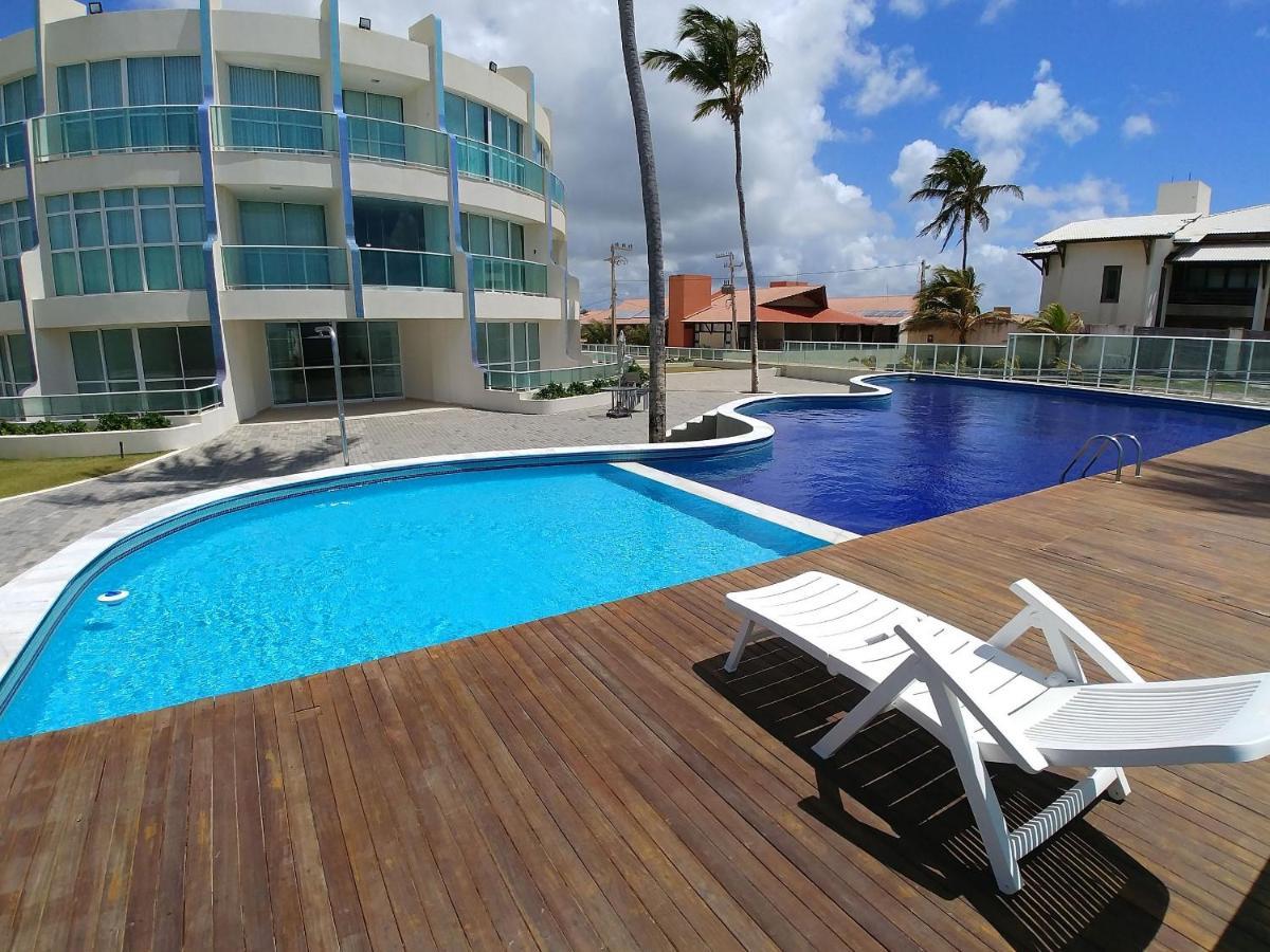 Ferienwohnung Areias do Mar Sunset - Apê Frente Mar Pet Friendly Barra de São Miguel Exterior foto